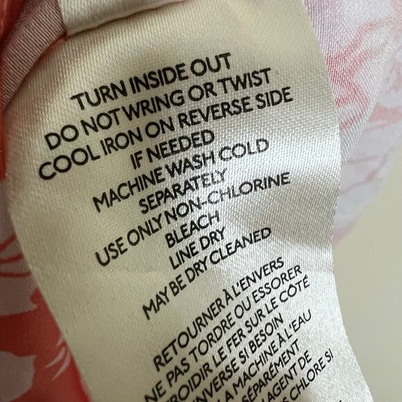 Free People Ashley Slip Dress 8 Womens Pink Plunge Maxi Ruffle Feminine Floral - Picture 9 of 14